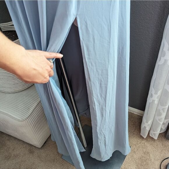 Lulu's Heavenly Hughes Maxi Dress-Light Blue - Picture 9 of 11